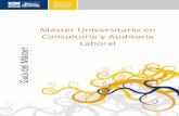 Máster Universitario en Consultoría y Auditoría Laboral ...