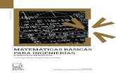 Matemáticas básicas para Ingenierías