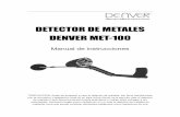 DETECTOR DE METALES DENVER MET-100