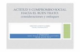 ACTITUD Y COMPROMISO SOCIAL HACIA EL BUEN TRATO