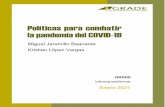 Políticas para combatir la pandemia del COVID -19