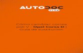 Cómo cambiar: correa poli V - Opel Corsa D | Guía de ...