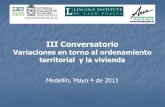 III Conversatorio - Instituto de Estudios Urbanos