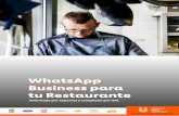 WhatsApp Business para tu Restaurante