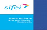 Manual técnico de SIFEI Web Service - Cancelación