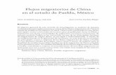 Flujos migratorios de China en el estado de Puebla, México