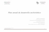 Plan anual de desarrollo archivístico - Gob