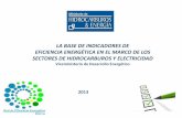 LA BASE DE INDICADORES DE EFICIENCIA ENERGÉTICA EN EL ...