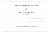 PROGRAMACIÓN DOCENTE DE DIBUJO TÉCNICO II
