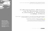 Colonización alemana en la frontera entre Colombia y ...
