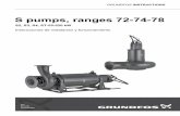 S pumps, ranges 72-74-78