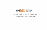 GUIA DEL CURSO 2021-22 1º de BACHILLERATO
