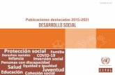 Publicaciones destacadas 2015-2021 DESARROLLO SOCIAL