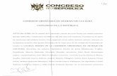 LA COMISION ORDIN RIA DE TRABAJO DE CUL TURA CONGRE 0 …