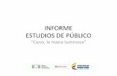 INFORME ESTUDIOS DE PÚBLICO