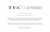 Tecnológico de Costa Rica Escuela Ingeniería Electrónica