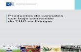 Productos de cannabis con bajo contenido de THC en Europa