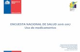 ENCUESTA NACIONAL DE SALUD 2016-2017 Uso de medicamentos
