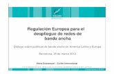 Regulación Europea para el despliegue de redes de banda ancha