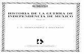 HISTORIA DE LA GUERRA DE INDEPENDENCIA DE MÉXICO