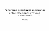 Panorama económico mexicano: entre elecciones y Trump