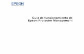 Guía de funcionamiento de Epson Projector Management v5