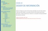 HORARIOS COVID-19 DOSIER DE INFORMACIÓN