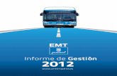 EMT DE MADRID - Informe de Gestión 2012