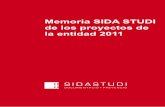 Memoria SIDA STUDI de los proyectos de la entidad 2011