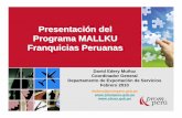 Presentación del Programa MALLKU Franquicias Peruanas