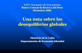 XXIV Encuentro de Economistas Banco Central de Reserva del ...