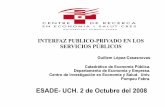 INTERFAZ PUBLICO-PRIVADO EN LOS SERVICIOS PÚBLICOS