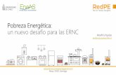 Pobreza Energética: un nuevo desafío para las ERNC