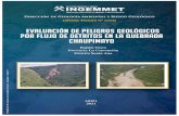 Evaluación de peligros geológicos por flujo de detritos en ...