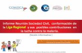 Informe Reunión Sociedad Civil, conformación de la Liga ...