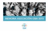 Memoria GSIA 2015 - grupodeinfancia.org