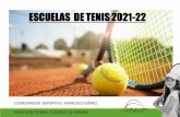 ESCUELAS DE TENIS 2021-22