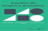 Estudios de lengua y gramática - fhuce.edu.uy