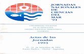 JORNADAS NACIONALES DE CIENCIAS DEL MAR