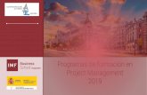 Programas de formación en Project Management 2019