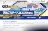 INVESTIGACIÓN DE MERCADOS Y DESARROLLO EMPRENDEDOR