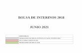 BOLSA DE INTERINOS 2018 JUNIO 2021 - mjusticia.gob.es