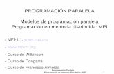 PROGRAMACIÓN PARALELA Modelos de programación paralela ...