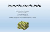 Interacción electrón-fonón