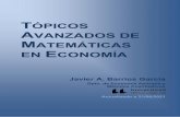 Tópicos Avanzados de Matemáticas en Economía