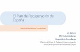 El Plan de Recuperación de España