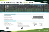 Puerta Perforada PLUS-ESP
