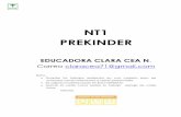 NT1 PREKINDER - Inicio