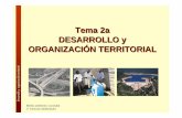 Tema 2a DESARROLLO y ORGANIZACIÓN TERRITORIAL