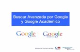 Buscar Avanzada por Google y Google Académico